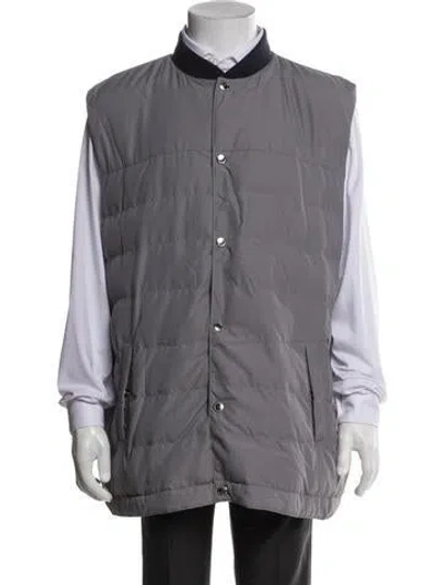 Pre-owned Brunello Cucinelli Vest In Gray