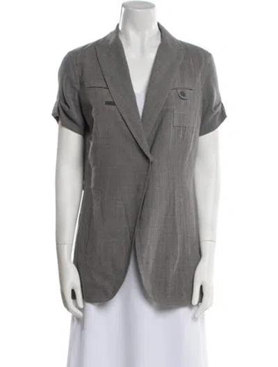 Pre-owned Brunello Cucinelli Vest In Gray