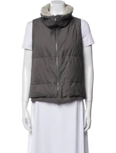 Pre-owned Brunello Cucinelli Vest In Gray