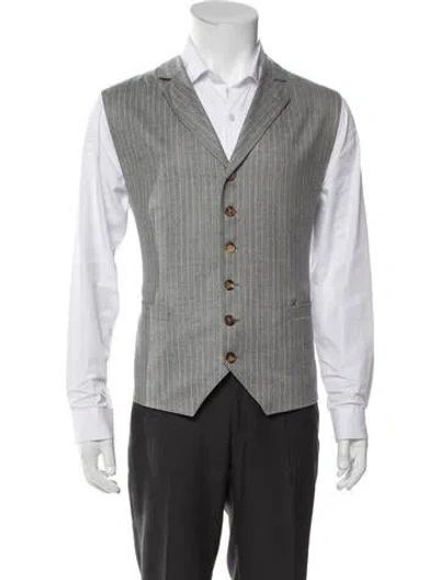 Pre-owned Brunello Cucinelli Vest In Gray