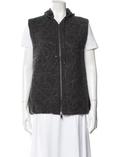 Pre-owned Brunello Cucinelli Vest In Gray