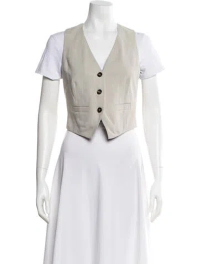 Pre-owned Brunello Cucinelli Vest In Gray