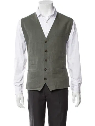Pre-owned Brunello Cucinelli Vest In Green