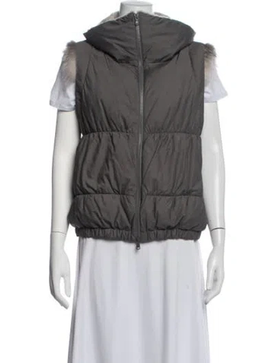 Pre-owned Brunello Cucinelli Vest In Grey
