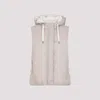 Brunello Cucinelli Hooded Sleeveless Waistcoat In Neutral
