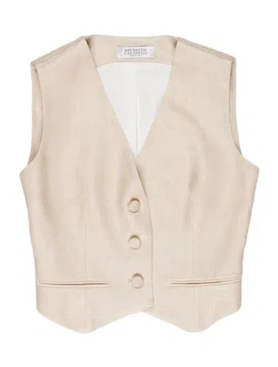 Pre-owned Brunello Cucinelli Vest In Neutral
