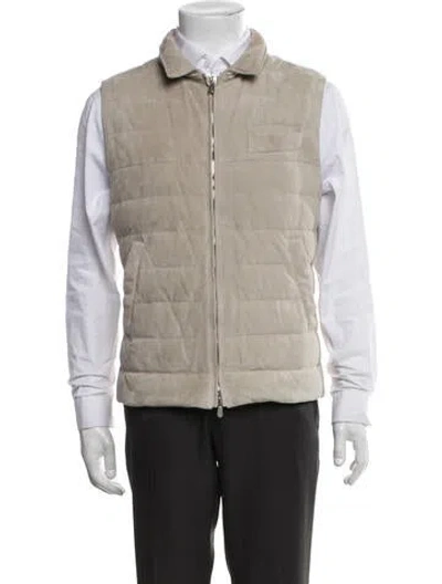 Pre-owned Brunello Cucinelli Vest In Neutrals