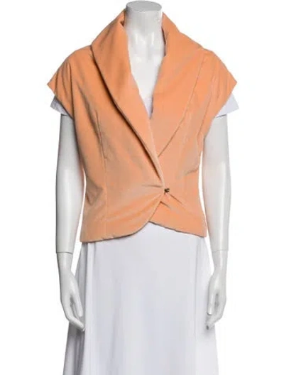 Pre-owned Brunello Cucinelli Vest In Orange