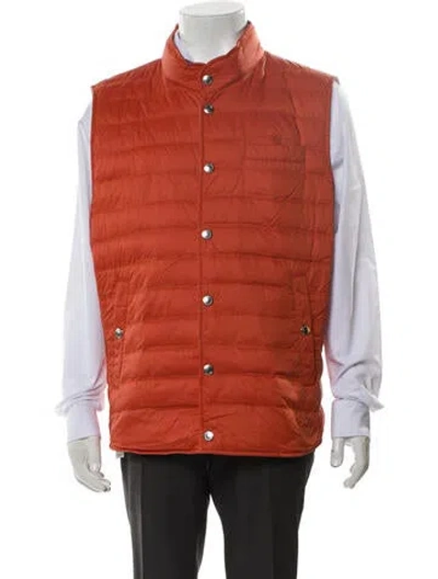 Pre-owned Brunello Cucinelli Vest In Orange