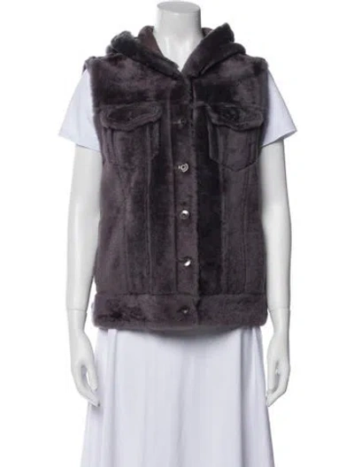 Pre-owned Brunello Cucinelli Vest In Purple