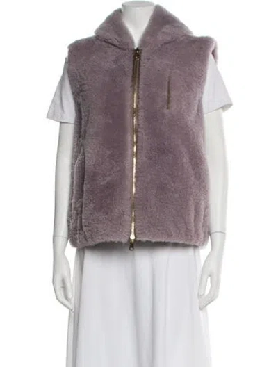 Pre-owned Brunello Cucinelli Vest In Purple