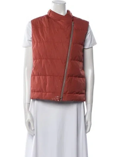 Pre-owned Brunello Cucinelli Vest In Red