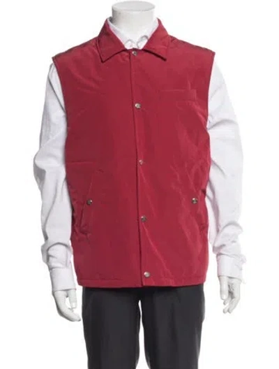Pre-owned Brunello Cucinelli Vest In Red