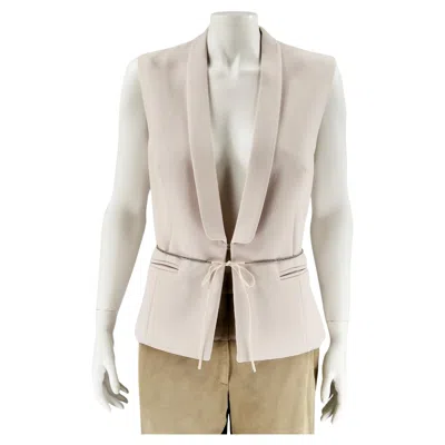 Pre-owned Brunello Cucinelli Vest In Sand