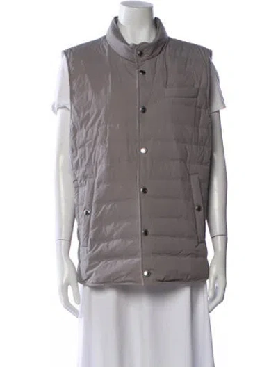 Pre-owned Brunello Cucinelli Vest W/ Tags In Gray