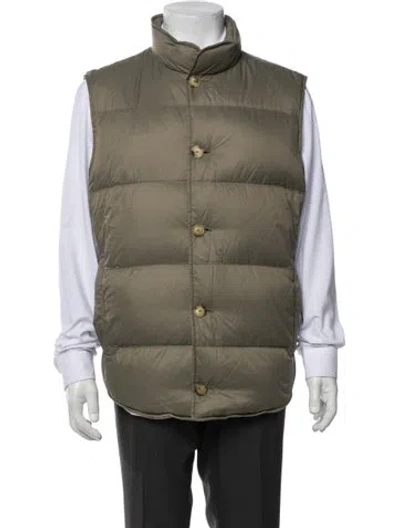 Pre-owned Brunello Cucinelli Vest W/ Tags In Green