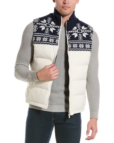 Brunello Cucinelli Vest In Neutral