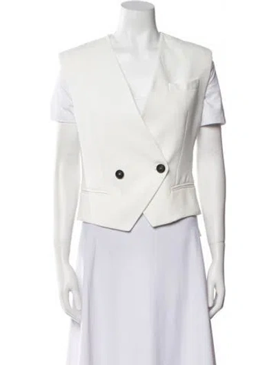 Pre-owned Brunello Cucinelli Vest In White