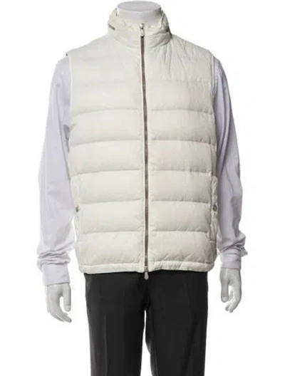 Pre-owned Brunello Cucinelli Vest In White