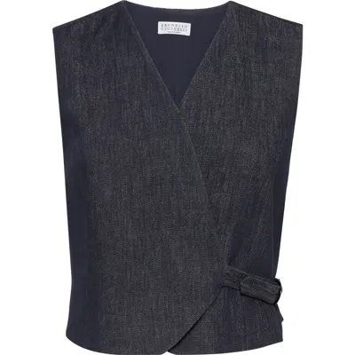 Brunello Cucinelli Vest With Monili