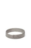 Brunello Cucinelli Vetro And Sterling Silver Choker In Silver