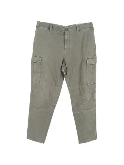 Pre-owned Brunello Cucinelli Vintage Belt-loops Cargo Pants In Green