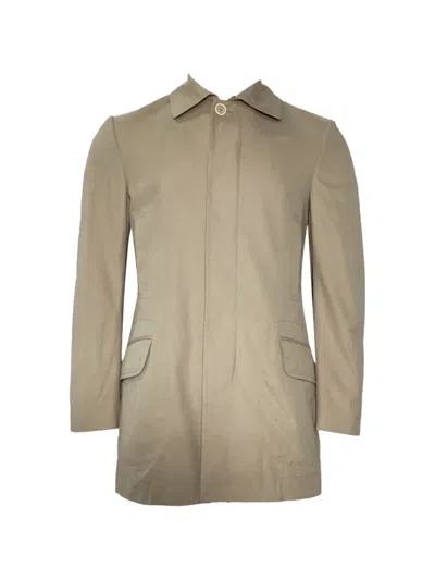Pre-owned Brunello Cucinelli Vintage Buttoned Short Coat In Neutral