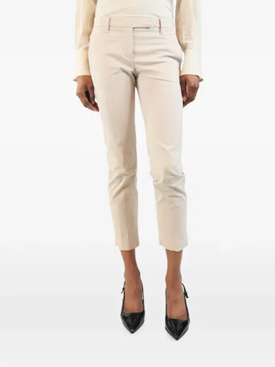 Pre-owned Brunello Cucinelli Vintage Cropped Slim-fit Trousers In Neutral