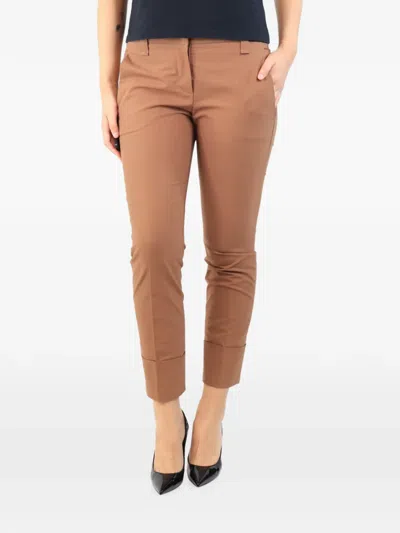 Pre-owned Brunello Cucinelli Vintage Cropped Tapered Trousers In Neutral