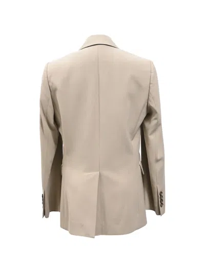 Pre-owned Brunello Cucinelli Vintage Double-breasted Blazer In Neutral