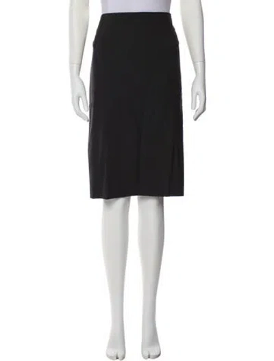 Pre-owned Brunello Cucinelli Vintage Knee-length Skirt In Black