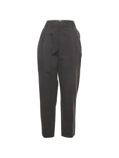 Pre-owned Brunello Cucinelli Vintage Straight-fit Trousers In Gray