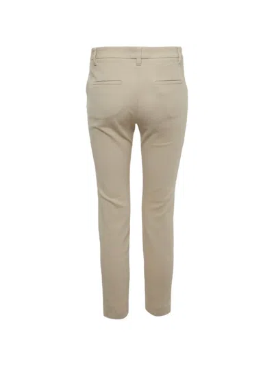 Pre-owned Brunello Cucinelli Vintage Straight-leg Trousers In Neutral