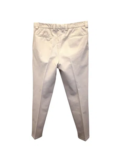 Pre-owned Brunello Cucinelli Vintage Tailored Trousers In Neutral