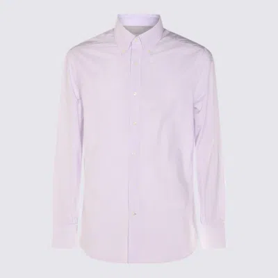 BRUNELLO CUCINELLI VIOLET COTTON SHIRT