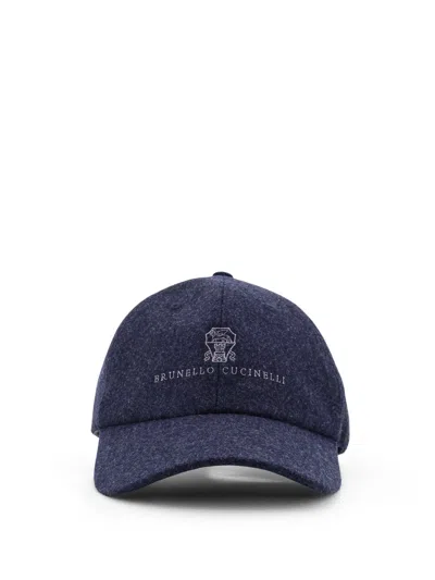 BRUNELLO CUCINELLI VIRGIN WOOL BASEBALL HAT