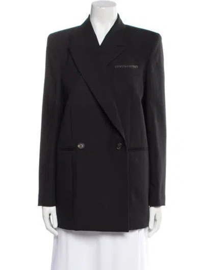 Pre-owned Brunello Cucinelli Virgin Wool Blazer In Black