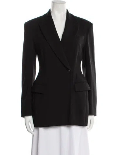 Pre-owned Brunello Cucinelli Virgin Wool Blazer In Black