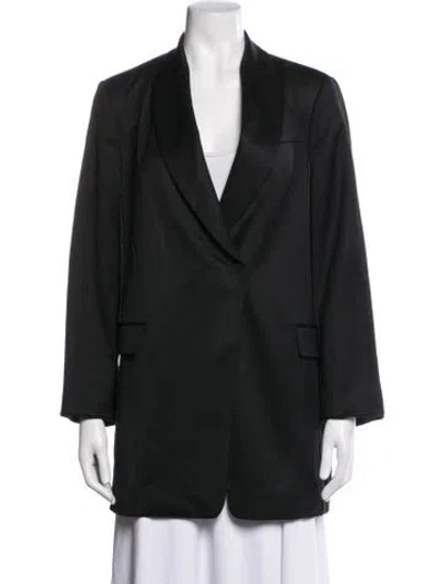 Pre-owned Brunello Cucinelli Virgin Wool Blazer In Black