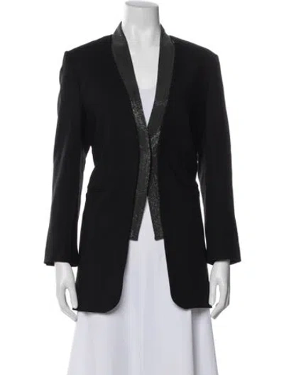 Pre-owned Brunello Cucinelli Virgin Wool Blazer In Blue