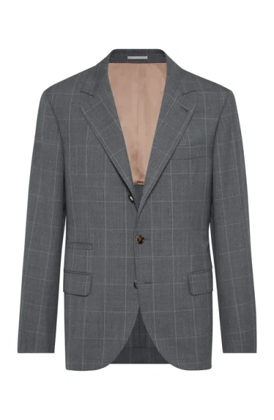 BRUNELLO CUCINELLI BRUNELLO CUCINELLI VIRGIN WOOL BLAZER
