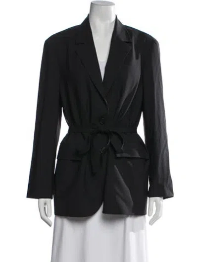 Pre-owned Brunello Cucinelli Virgin Wool Blazer In Grey