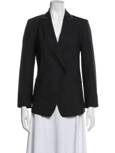 Pre-owned Brunello Cucinelli Virgin Wool Blazer In Multi