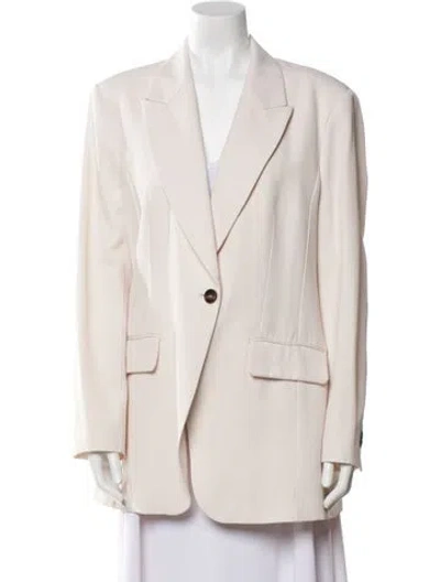 Pre-owned Brunello Cucinelli Virgin Wool Blazer In Neutral