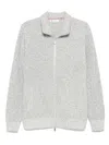 Brunello Cucinelli Virgin Wool-blend Sweatshirt In White