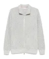 Brunello Cucinelli Virgin Wool-blend Sweatshirt In Gray