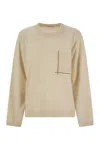 Brunello Cucinelli Women's Virgin Wool, Cashmere And Silk Sweater With Shiny Pocket Detail