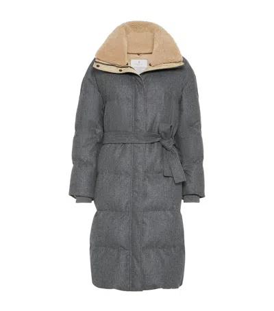 BRUNELLO CUCINELLI VIRGIN WOOL DOWN PUFFER COAT