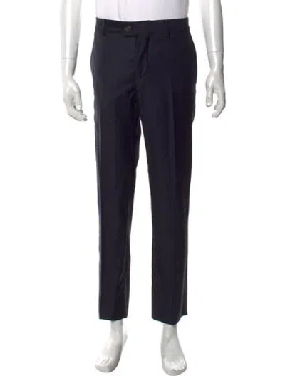 Pre-owned Brunello Cucinelli Virgin Wool Dress Pants In Gray