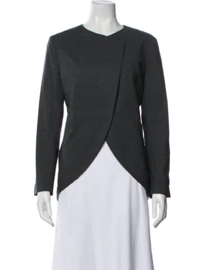Pre-owned Brunello Cucinelli Virgin Wool Evening Jacket In Gray